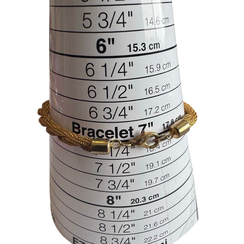 Vintage gold chain wrapped Bracelet